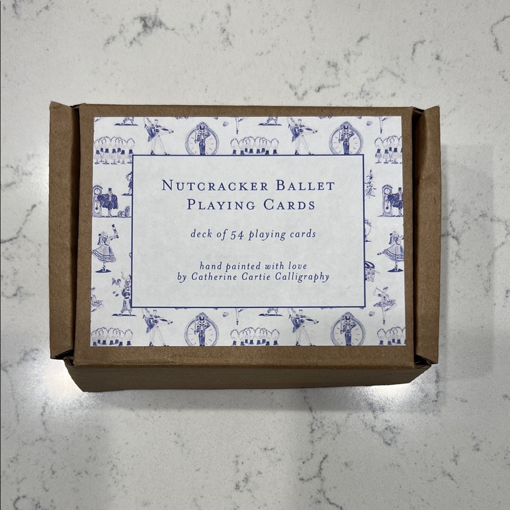 BRAND NEW HAND CALLIGRAPHY Nutcracker Ballet Playing Cards
